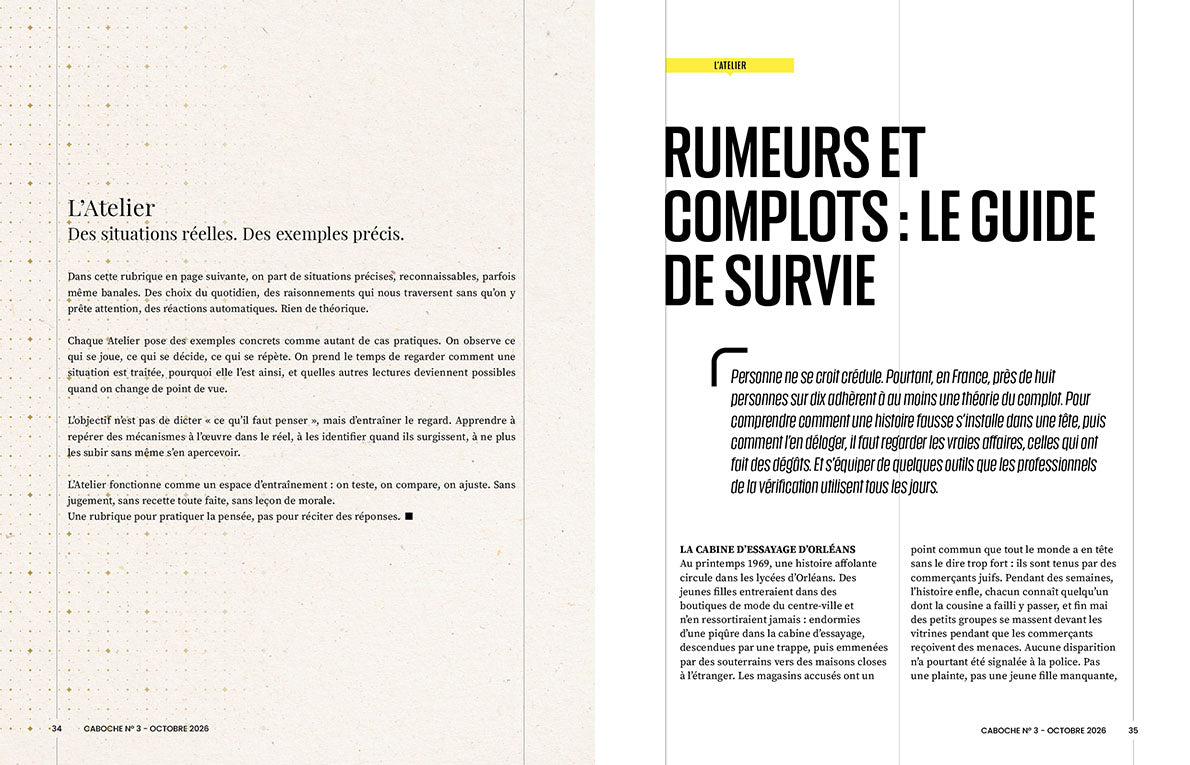 Caboche - Magazine n° 3 - Octobre 2026