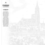 Coffret de 8 cartes postales "Cathédrale de Strasbourg"