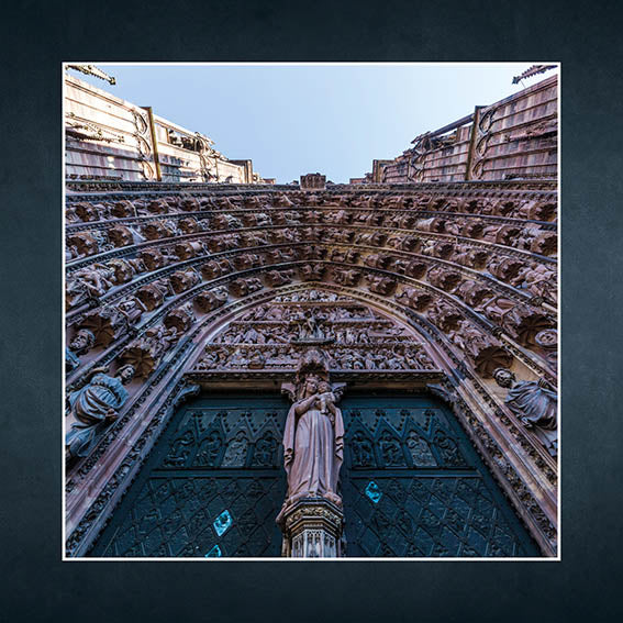 Coffret de 8 cartes postales "Cathédrale de Strasbourg"