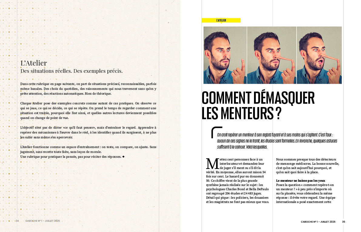 Caboche - Magazine n° 01 - Juillet 2026 - EN PRÉCOMMANDE