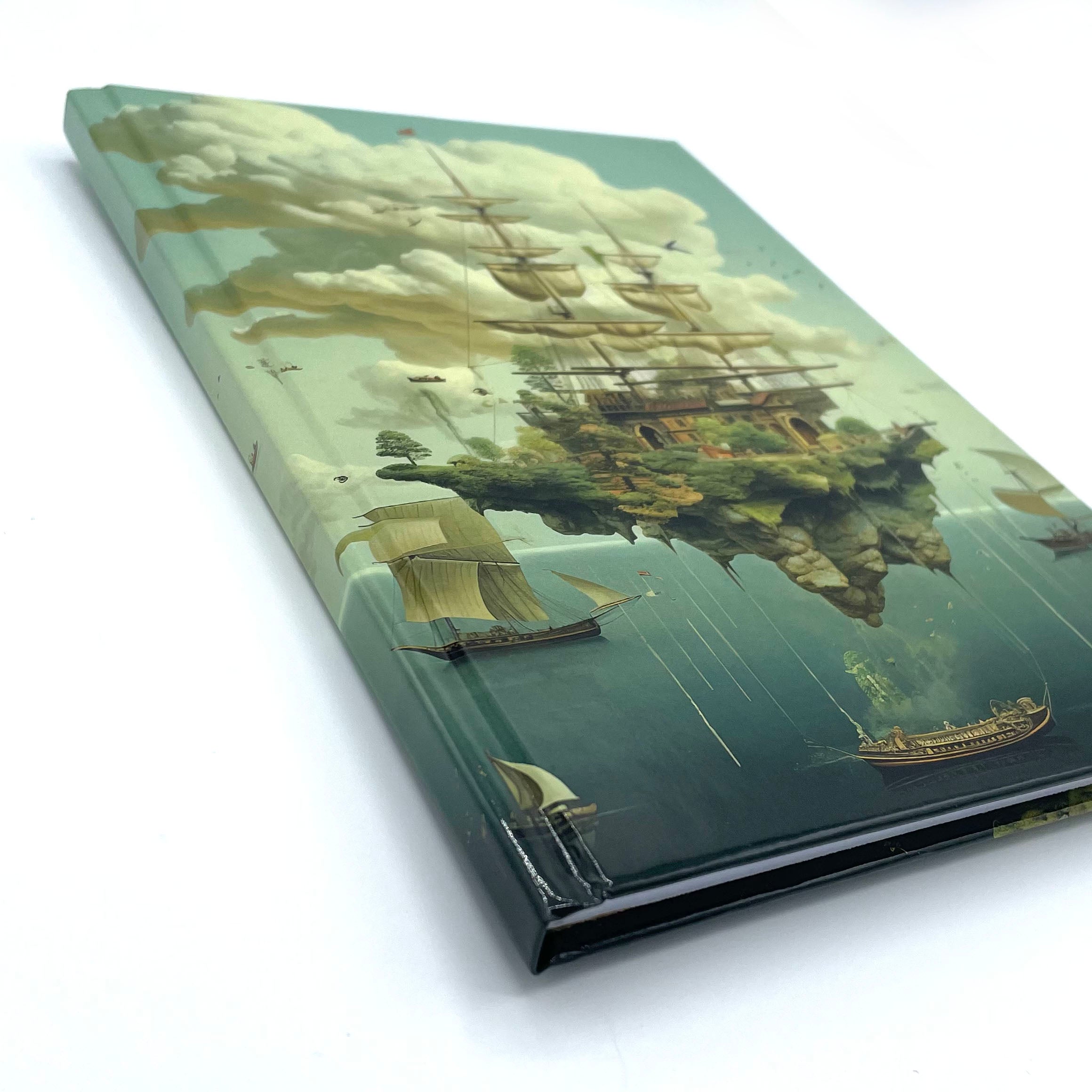 Carnet de culture rigide "Bateau suspendu" (Carnet de notes)