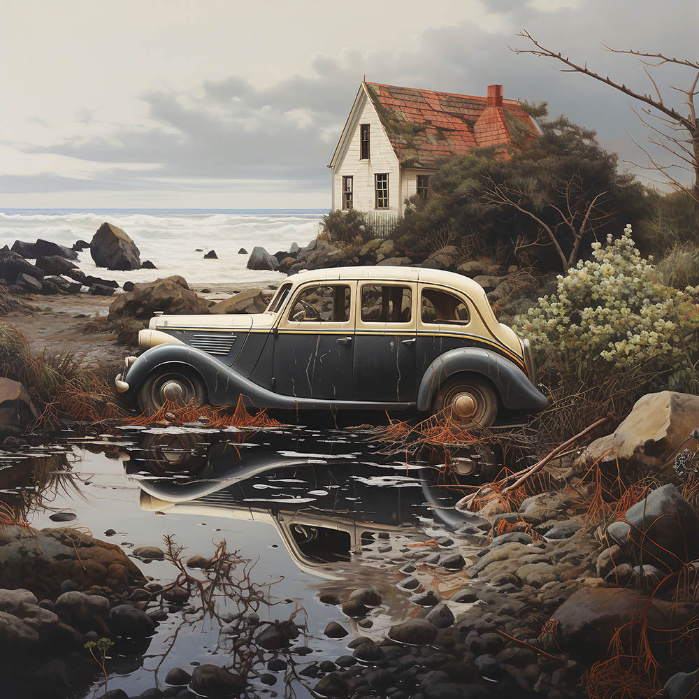 La voiture abandonnée
