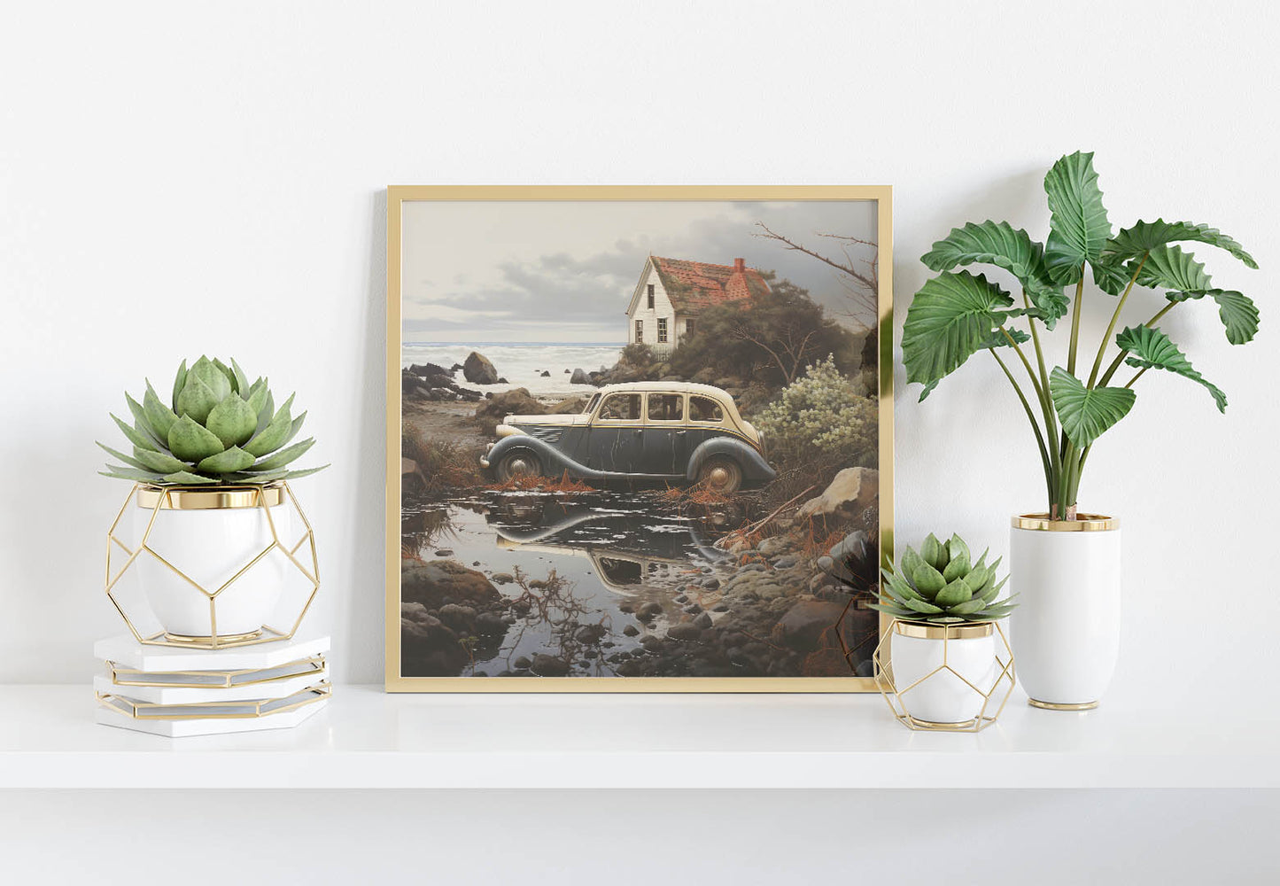 La voiture abandonnée